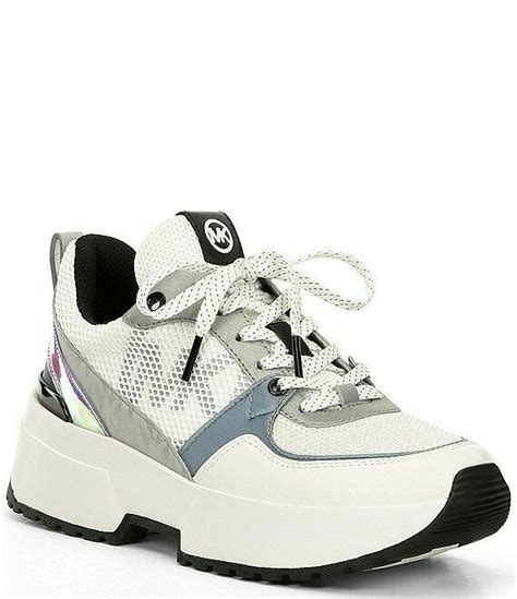 michael michael kors ballard leather sneakers|Michael Kors shoes for women.